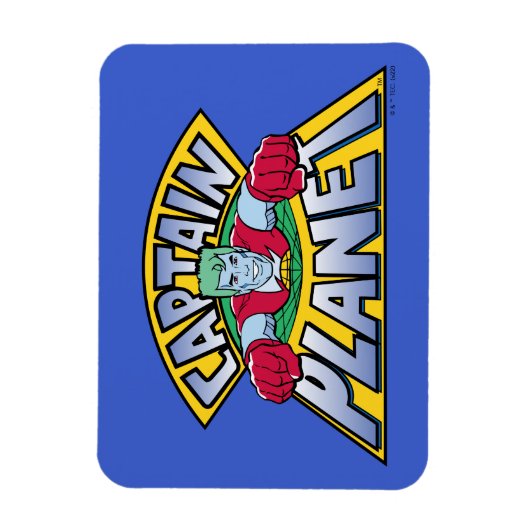 Captain Planet Logo Magnet (Vertikal)