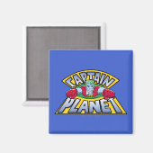 Captain Planet Logo Magnet (Vorderseite/Rückseite)