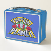 Captain Planet Logo Metall Brotdose (Rückseite)