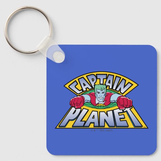 Captain Planet Logo Schlüsselanhänger (Vorderseite)