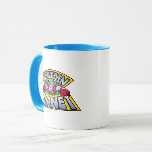 Captain Planet Logo Tasse (Vorderseite Links)