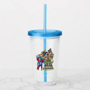 Captain Planet & the Planeteers Group Logo Graphic Acryltrinkbecher