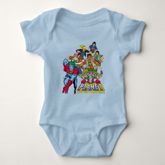 Captain Planet & the Planeteers Group Logo Graphic Baby Strampler