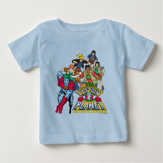 Captain Planet & the Planeteers Group Logo Graphic Baby T-shirt