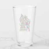 Captain Planet & the Planeteers Group Logo Graphic Glas (Rückseite)