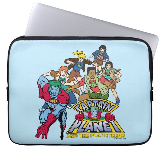 Captain Planet & the Planeteers Group Logo Graphic Laptopschutzhülle (Vorderseite)