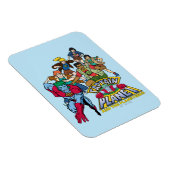 Captain Planet & the Planeteers Group Logo Graphic Magnet (Rechte Seite)