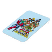 Captain Planet & the Planeteers Group Logo Graphic Magnet (Linke Seite)