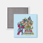 Captain Planet & the Planeteers Group Logo Graphic Magnet (Vorderseite/Rückseite)