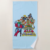 Captain Planet & the Planeteers Group Logo Graphic Strandtuch (Vorderseite)