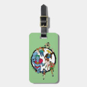 Captain Planet und der Planeteers Circle Graphic Gepäckanhänger (Vorderseite vertikal)