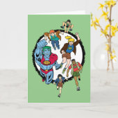 Captain Planet und der Planeteers Circle Graphic Karte (Gelbe Blume)