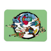 Captain Planet und der Planeteers Circle Graphic Magnet (Horizontal)