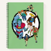 Captain Planet und der Planeteers Circle Graphic Notizblock (Vorderseite)