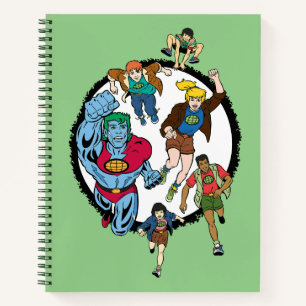 Captain Planet und der Planeteers Circle Graphic Notizblock