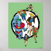 Captain Planet und der Planeteers Circle Graphic Poster (Vorne)