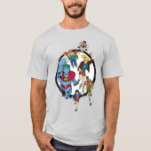Captain Planet und der Planeteers Circle Graphic T-Shirt (Vorderseite)