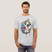 Captain Planet und der Planeteers Circle Graphic T-Shirt (Vorne ganz)