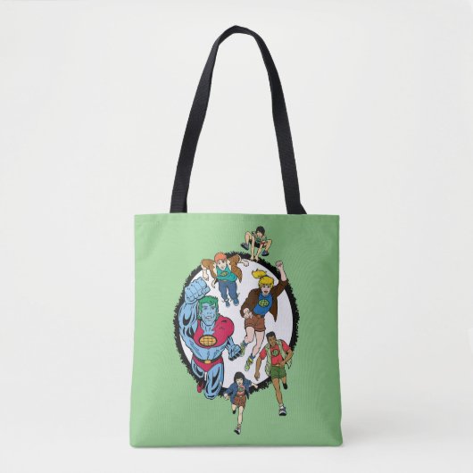 Captain Planet und der Planeteers Circle Graphic Tasche (Vorderseite)