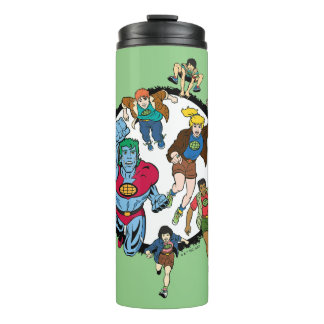 Captain Planet und der Planeteers Circle Graphic Thermosbecher