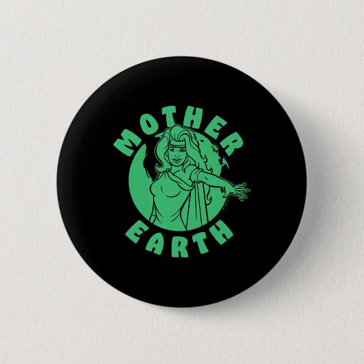 Captain Planet und die Mutter der Planeten Erde Button (Vorderseite)