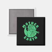 Captain Planet und die Mutter der Planeten Erde Magnet (Vorderseite/Rückseite)