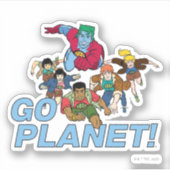 Captain Planet und die Planeten - Go Planet! Aufkleber (Vorderseite)