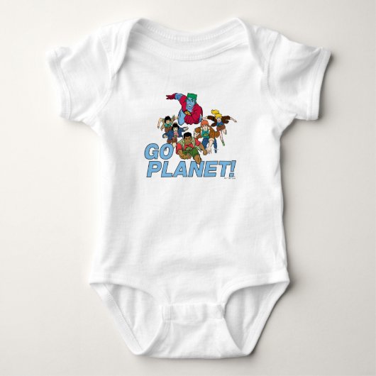 Captain Planet und die Planeten - Go Planet! Baby Strampler (Vorderseite)