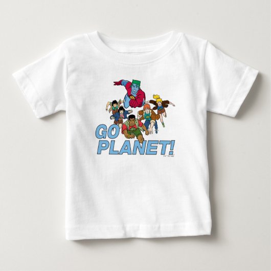 Captain Planet und die Planeten - Go Planet! Baby T-shirt (Vorderseite)