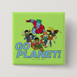 Captain Planet und die Planeten - Go Planet! Button