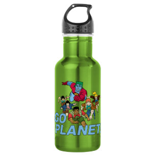 Captain Planet und die Planeten - Go Planet! Edelstahlflasche