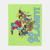 Captain Planet und die Planeten - Go Planet! Fleecedecke (Vorderseite)