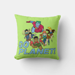 Captain Planet und die Planeten - Go Planet! Kissen