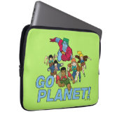Captain Planet und die Planeten - Go Planet! Laptopschutzhülle (Vorne Rechts)