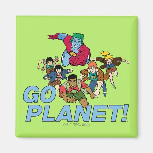 Captain Planet und die Planeten - Go Planet! Magnet (Vorne)