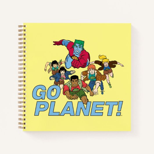 Captain Planet und die Planeten - Go Planet! Notizblock (Vorderseite)