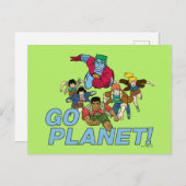 Captain Planet und die Planeten - Go Planet! Postkarte (Vorne/Hinten)