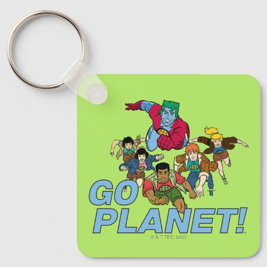 Captain Planet und die Planeten - Go Planet! Schlüsselanhänger (Vorderseite)