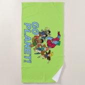 Captain Planet und die Planeten - Go Planet! Strandtuch (Vorderseite)