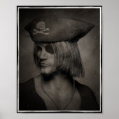 Captain Portrait - Antique Effect Poster (Vorne)