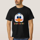 Captain Quaker Typography T-Shirt (Vorderseite)