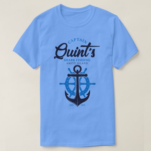 Captain Quint Fishing T-Shirt (Design vorne)
