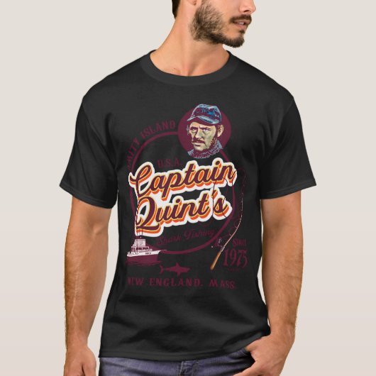 Captain Quints Haihfisch-Charter (Universal  T-Shirt (Vorderseite)