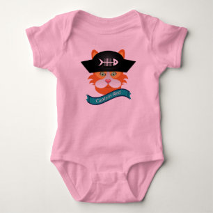 Captain Red - Baby Jersey Bodysuit Strampler