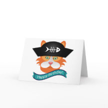 Captain Red - Grußkarte, Standard-weiße Envelo