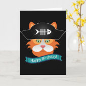 Captain Red - Grußkarte, Standard-weiße Envelo Karte (Gelbe Blume)