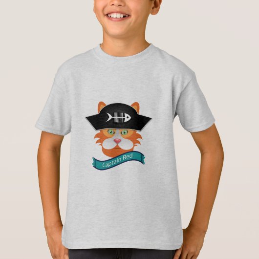 Captain Red - Kids' Basic T - Shirt (Vorderseite)