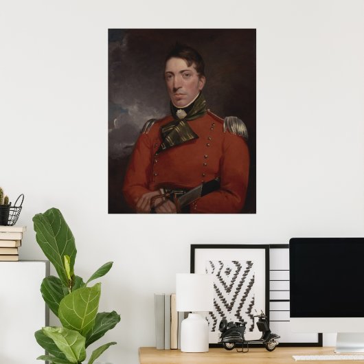 Captain Richard Gubbins - John Constable Poster (Heimbüro)