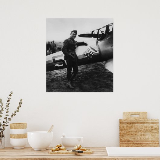 Captain Rickenbacker Poster (Küche)