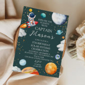 Captain Rocket Explorer Weltraum-Abenteuer Kinder- Einladung